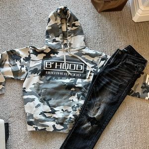 Brotherhood Hoodie & AE Jean Set